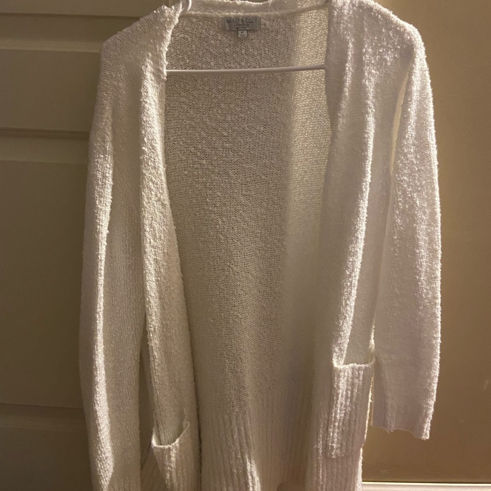 White Cardigan